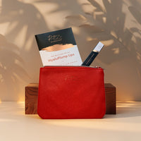 Radiant Rouge Cosmetic Bag