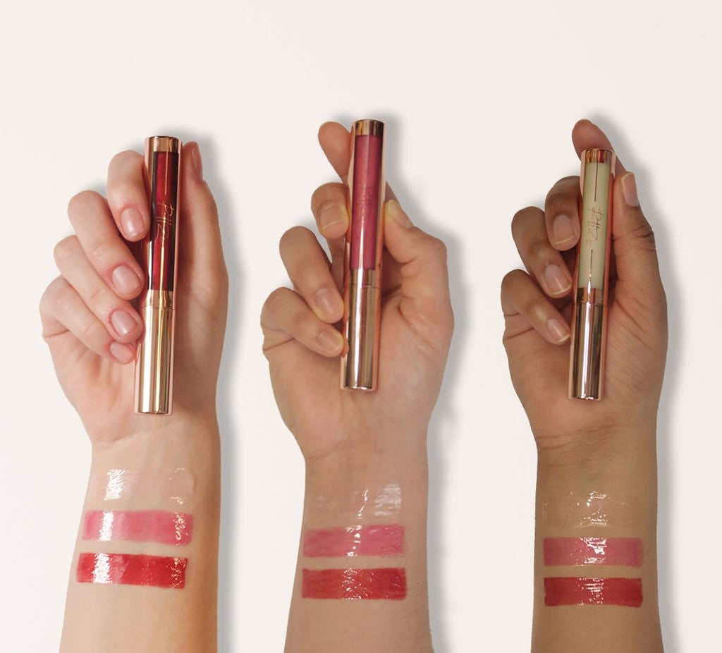 Hyaluronic Plumping Lip Gloss, Ivory Rose