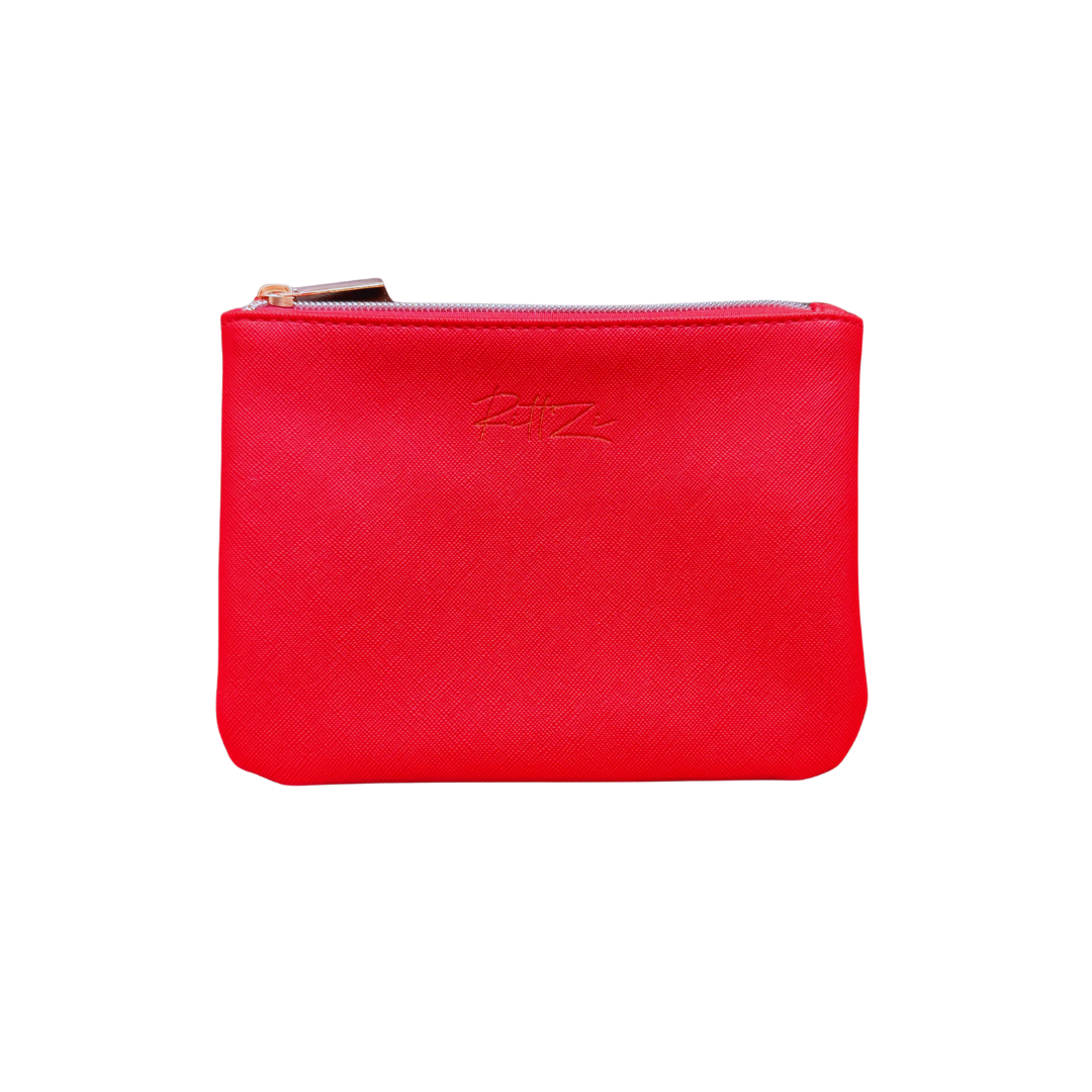 Radiant Rouge Cosmetic Bag