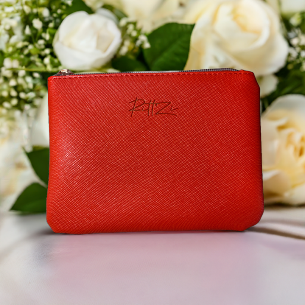 Radiant Rouge Cosmetic Bag