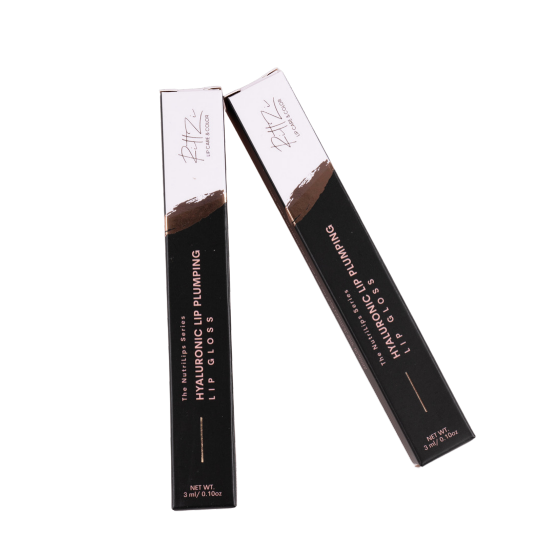 Hyaluronic Plumping Lip Gloss, Ivory Rose