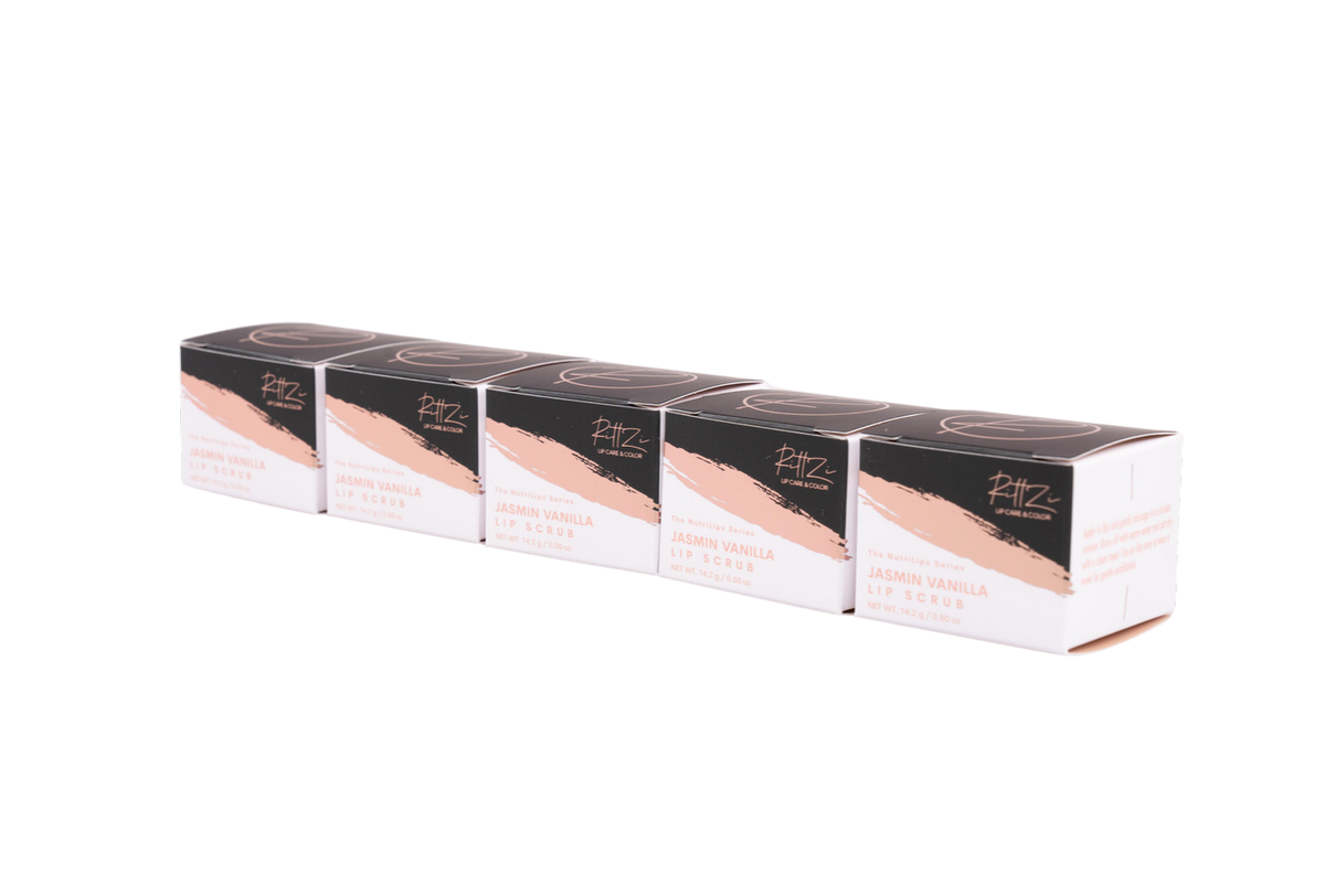 Exfoliante labial de jazmín y vainilla