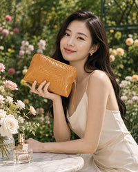 Crocodile Cosmetic Bag Collection