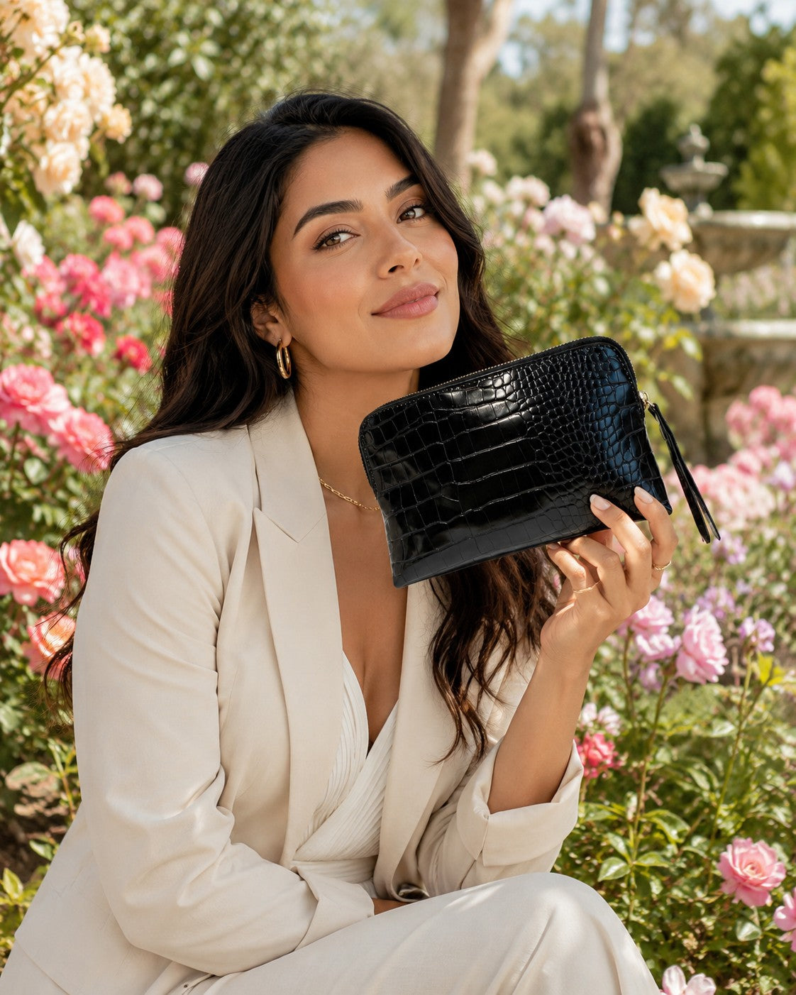 Crocodile Cosmetic Bag Collection